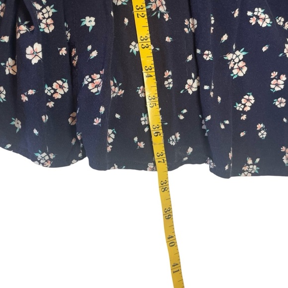 Torrid Floral Dress Size 1 Blue Flower Summer Adjustable Straps Easter Cottage - Picture 12 of 13